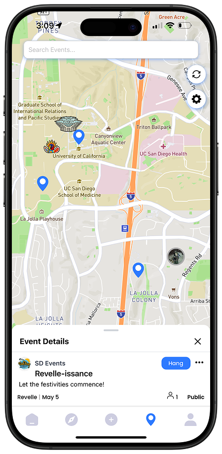 Hangnow Feature Screenshot